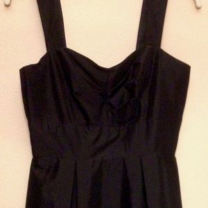 Black Silk Dress - Mid-Length